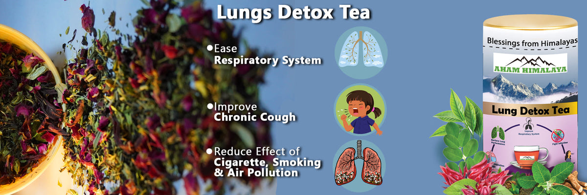 Aham Tea Aham Himalaya Lung Detox Tea Buy Online for anti smoking, cough-cold ...
