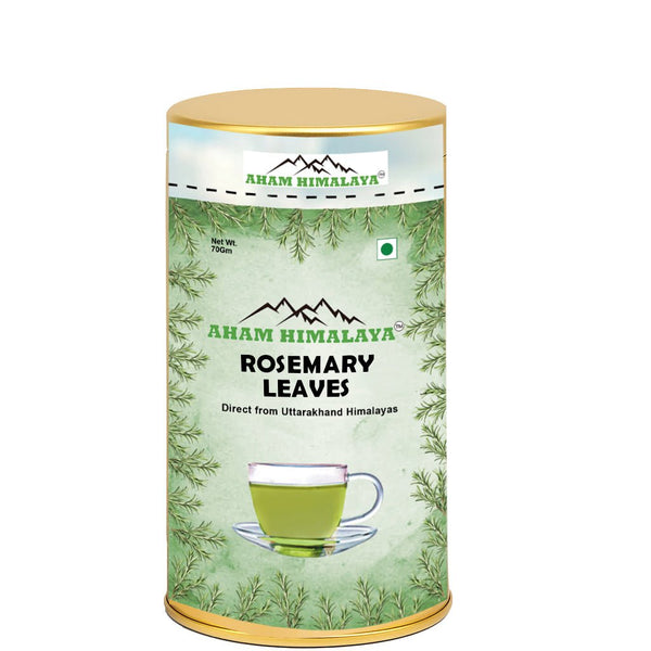 AHAM HIMALAYA 100% Natural Rosemary Dried Leaves (50g) – Premium Culinary Herb For Cooking, Tea, Hair Growth & Antioxidant Benefits - Natural Organic Himalayan Products