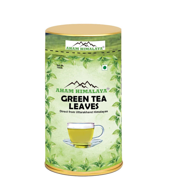 AHAM HIMALAYA Green Tea Loose Leaves| 100% benefitial for slip body| good for Weight Loss - Natural Organic Himalayan Products