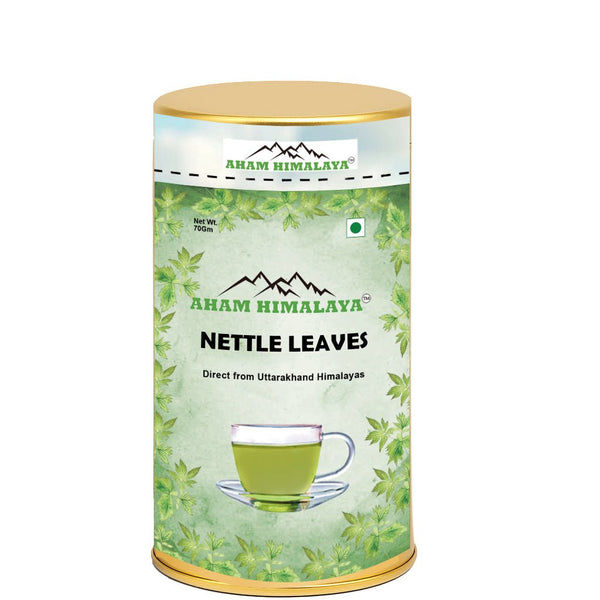 AHAM HIMALAYA Organic Green Nettle Leaf Tea (50gm) Good For Stress, Anxiety Relief Good For Refreshing mood Everyday Wellness, Caffeine Free - Natural Organic Himalayan Products