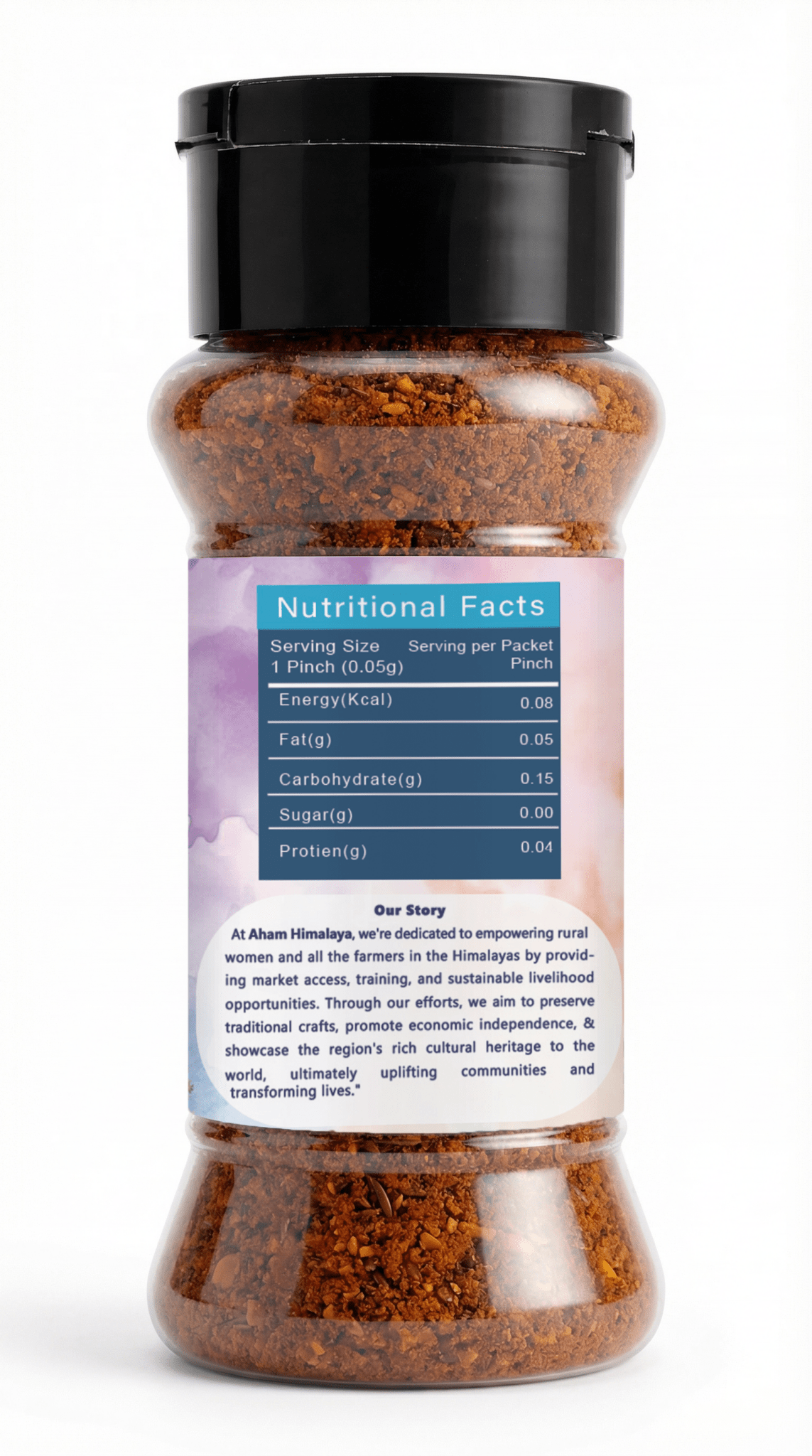 AHAM HIMALAYA Organic Roasted Flax Seeds 70g | Alsi Seed | Enriched with Turmeric & Black Salt | Rich in Omega - 3 Fatty Acids | Supports Weight Management | Natural Seeds | Superfood | Diet Snack - Natural Organic Himalayan Products