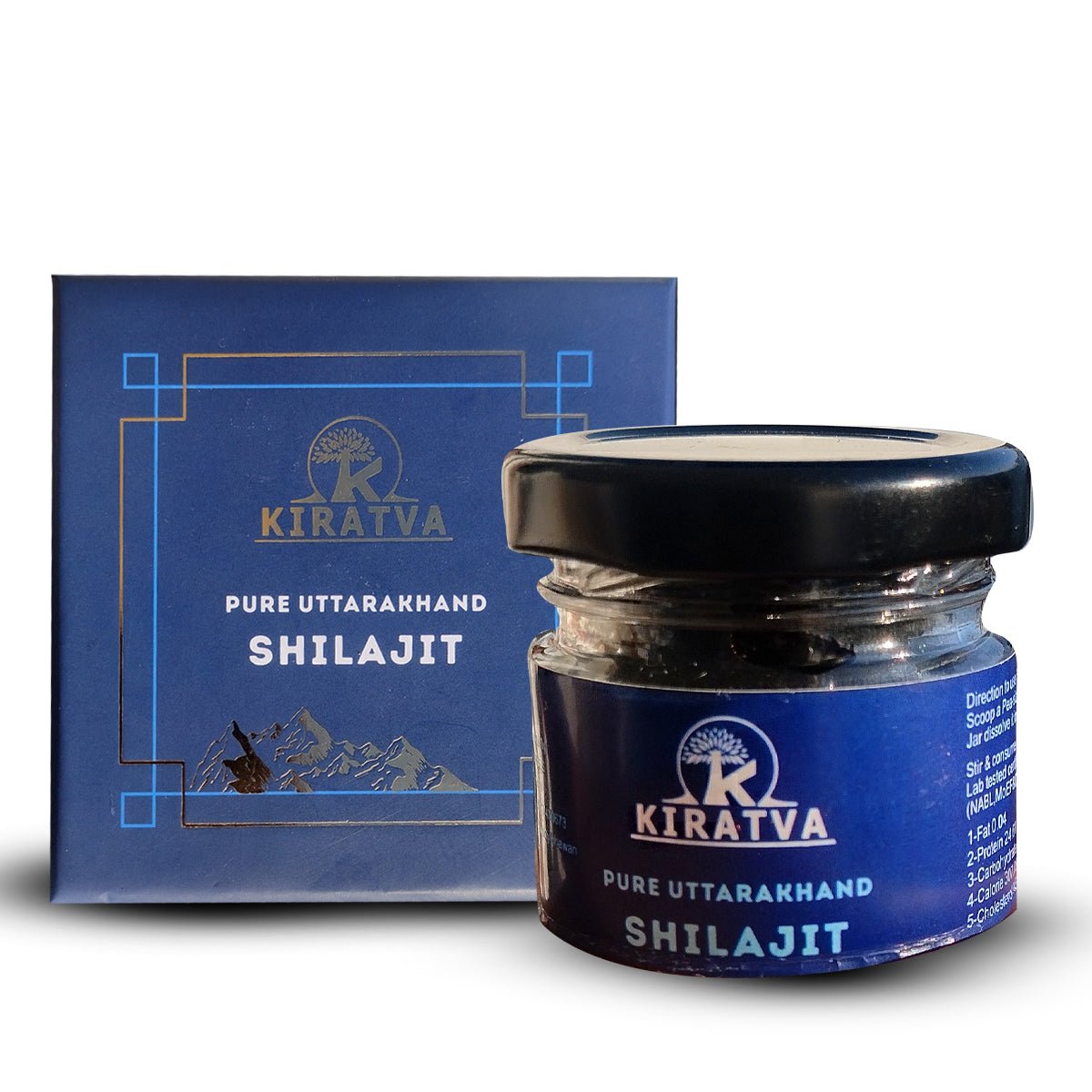 AHAM HIMALAYA Original Himalayan Shilajit/Shilajeet Resin 20g | 250mg/Serving | For Energy, Endurance & Vitality | 80 Servings | 100% Ayurvedic - Natural Organic Himalayan Products