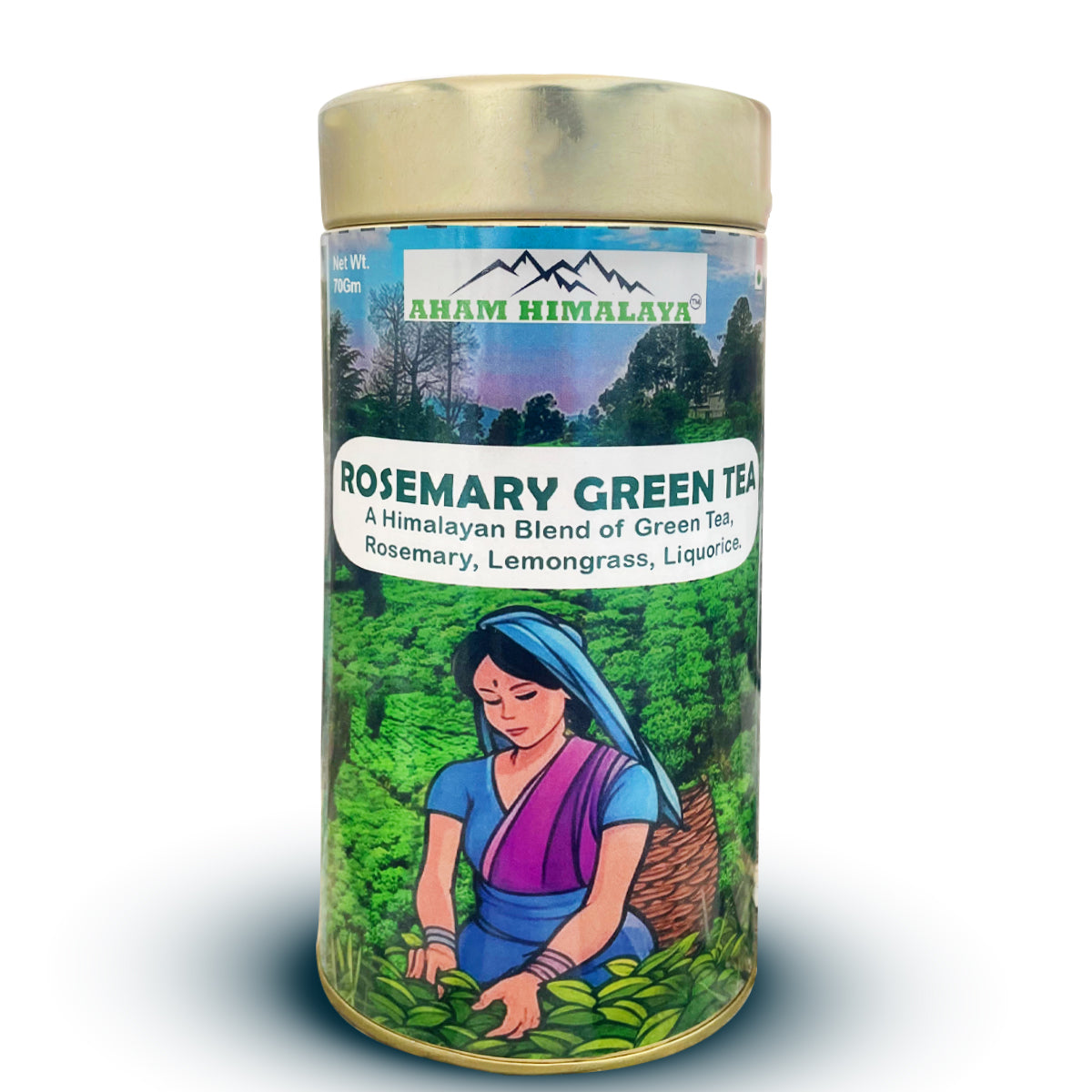 AHAM HIMALAYA Himalayan Green Tea| Rosemary Green Tea| Hair Growth| 70Gm