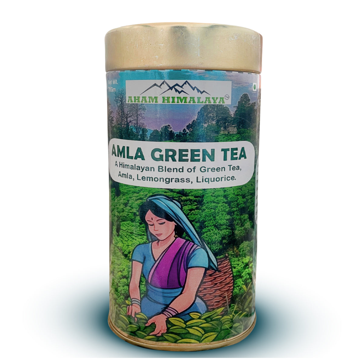 AHAM HIMALAYA Himalayan Green Tea| Amla Green Tea|Rich in Antioxidants| 70Gm