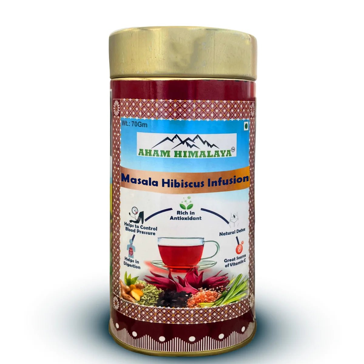 Hibiscus Masala Infusion - Natural Organic Himalayan Products